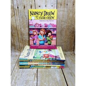 Vintage Nancy Drew and the Clue Crew by Carol Keene 7 Book Bundle (bb6)